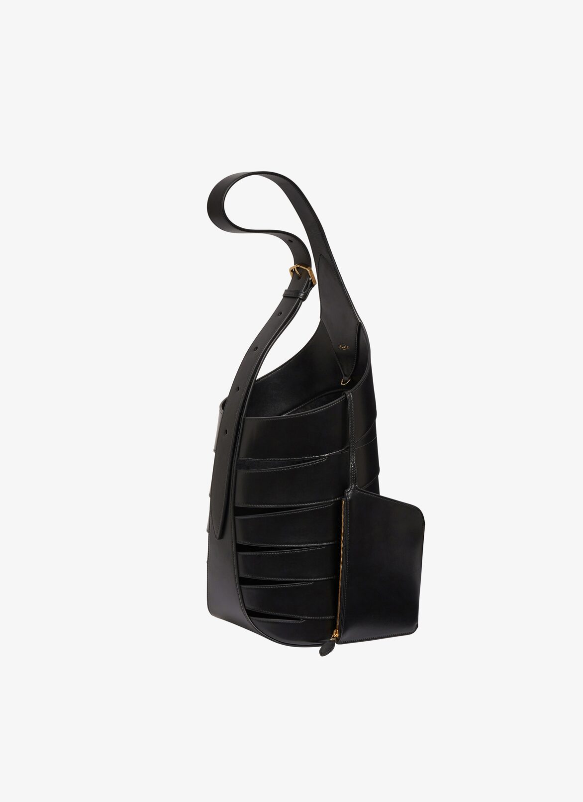 BABEL MEDIUM BAG IN CALFSKIN ALAÏA BLACK BABEL MEDIUM BAG IN CALFSKIN